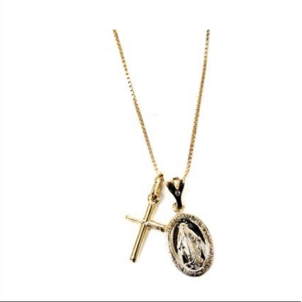 Religious Medallion Necklace